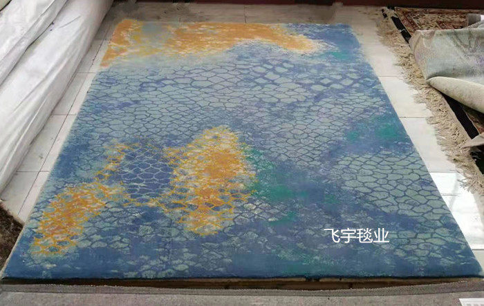 товар из китая 优质新毛客厅地毯 书房茶几卧室地毯 家居家用装饰地毯纯羊毛地毯 Feiyu