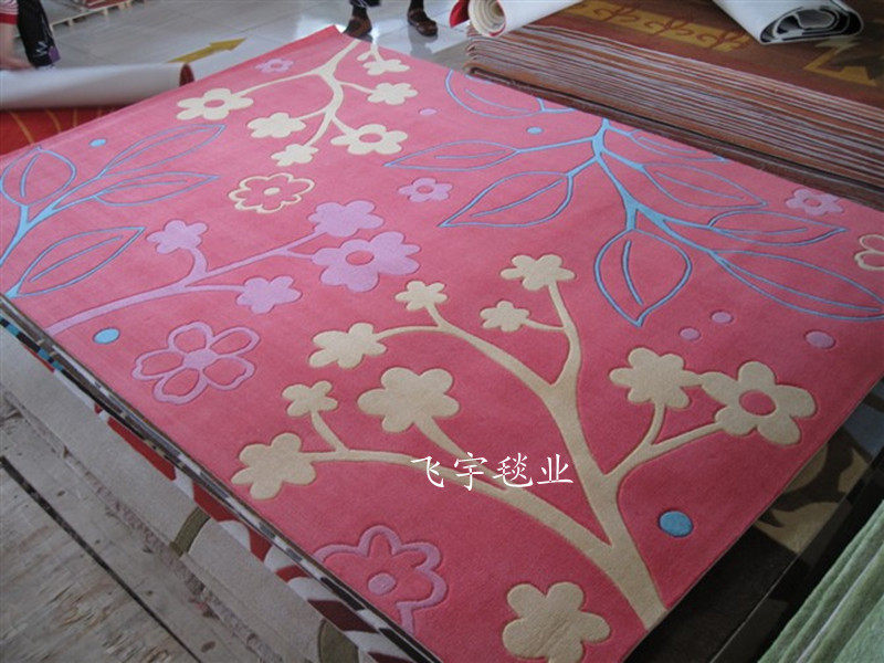 ковер 压克力纤维地毯 手工剪花地毯 客厅毯 茶几毯 地毯 门厅毯 卧室地毯特价 Feiyu