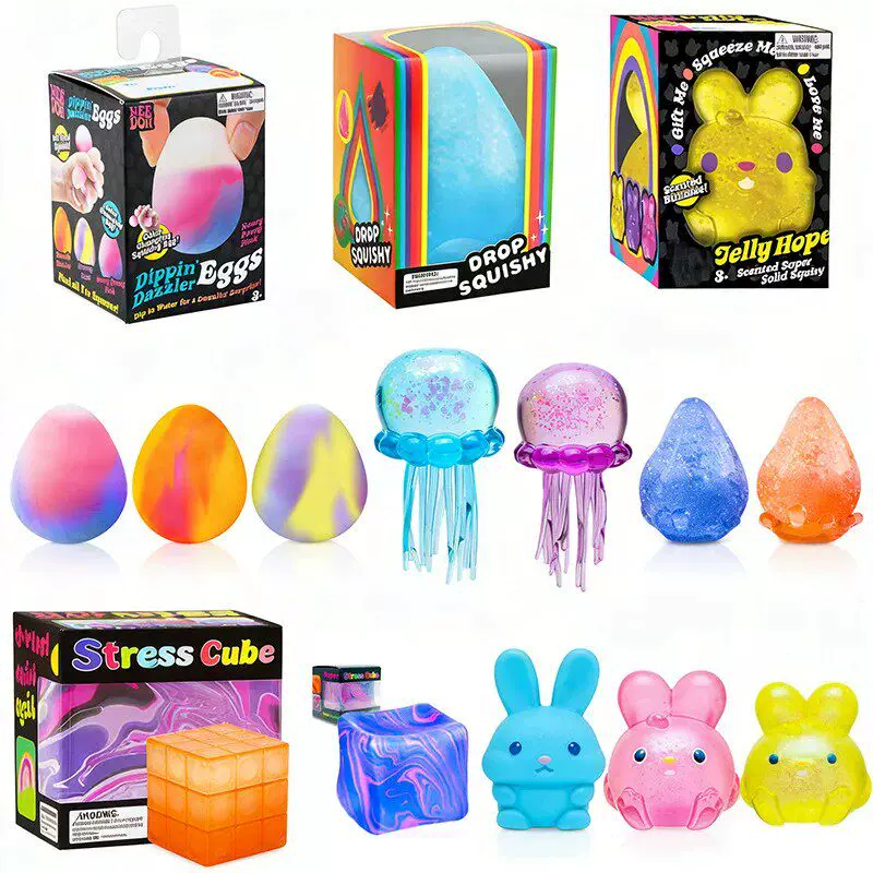 Слайм, кубики льда, игрушка, США, анти-стресс