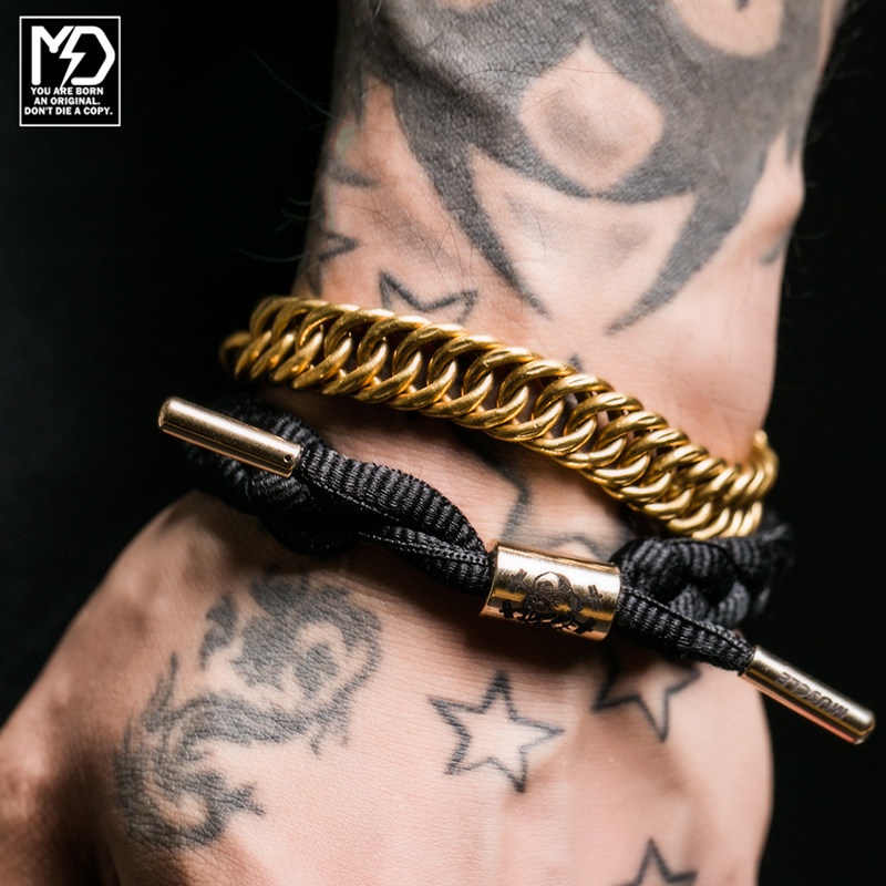 MuscleDog muscle dogs 10 Thrones weave laces with hand-rope ultra-delicate metal grain