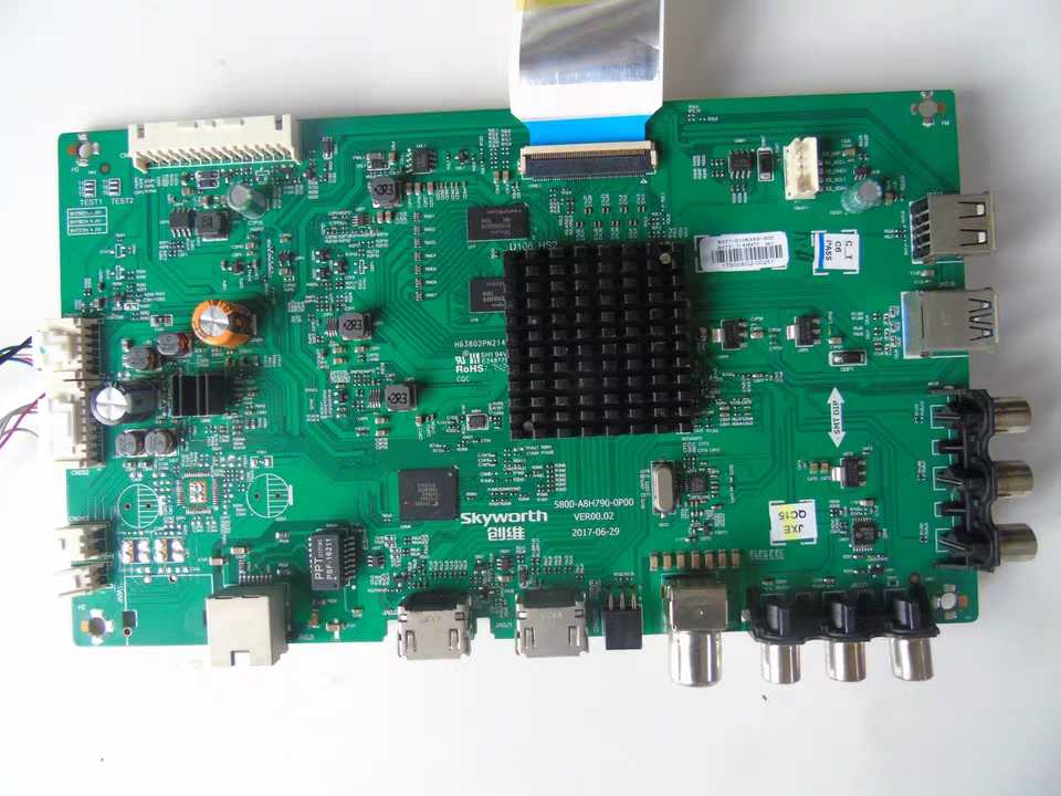 Original Skyworth 55M7 motherboard 5800-A8H790-0P00 with RDL550WY