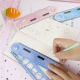 Универсальная линейка, милые обучающие канцтовары для школьников на солнечной энергии