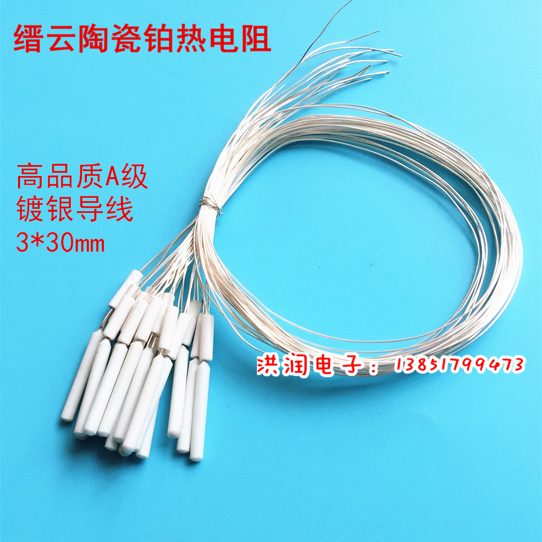 Jinyun WZP-PT100 Ceramic Platinum Resistance High Temperature Ceramic Thermal Resistance Core High Temperature PT100 Core Monitor