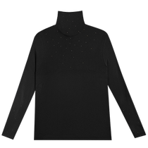 Aimu·CHUANG Yaoguang 24 Autumn and Winter Thermal Underwear Womens Single Layer Seamless High Collar Bottoming Top CA721412