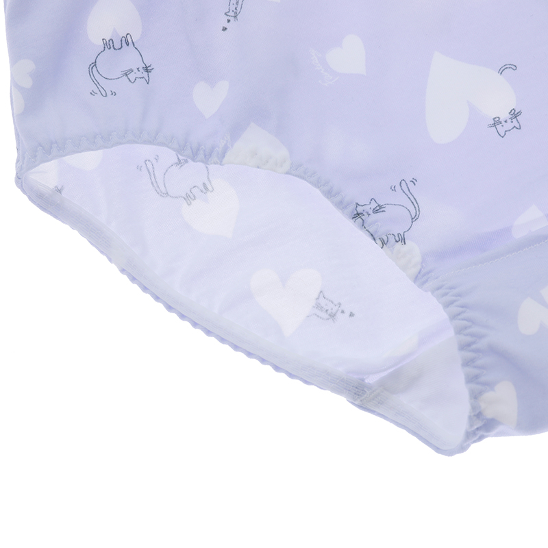 aimer kids love children angel pants printed soft cute waist briefs AK1222821