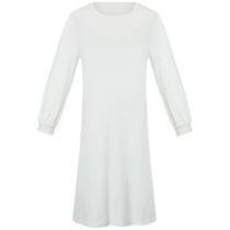 Adoring girl breast leather houndstooth pajamas antibacterial students can wear girl long-sleeved nightgown AJ144F481