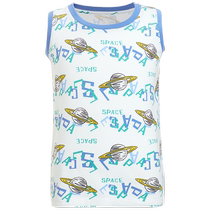 Adore Childrens Angel Vest Cotton Spandex Printed Boy Boys Summer Broad Shoulder Vest Class A Combed Cotton