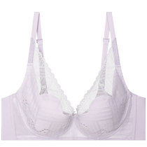 Petals Underwear Admiration Underwear Womens Big Breast Breathable Large Size Anti-Bump Thin Lace Bra AM117221