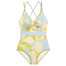 Admire Banxia Qingguang ladys spring and summer sexy seaside one-piece thin-strap swimsuit AM689751