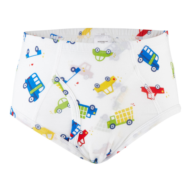 Aimer Kids love children angel pants MODAL printed boy mid-waist briefs