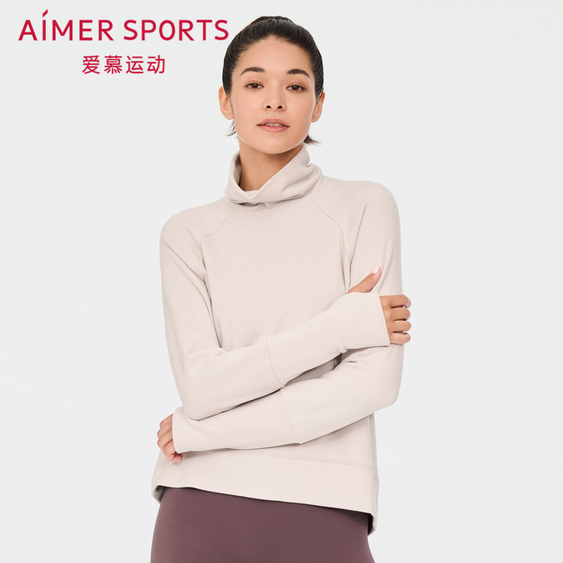Adore Sports Outwear Woman High Collar Sleeve Head Soft And Comfortable Casual Home Blouse AS144P52 -Taobao