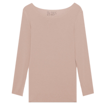 (Milk Leather Suit) Aimer Thermal Underwear Womens Moisture-Absorbing Heating Antibacterial Antistatic Moisturizing Top Long Pants