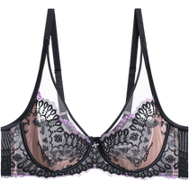 Admiration Underwear Womens Secret Garden Thin Cup Large Cup Big Breast Showing Small Bra AD130311