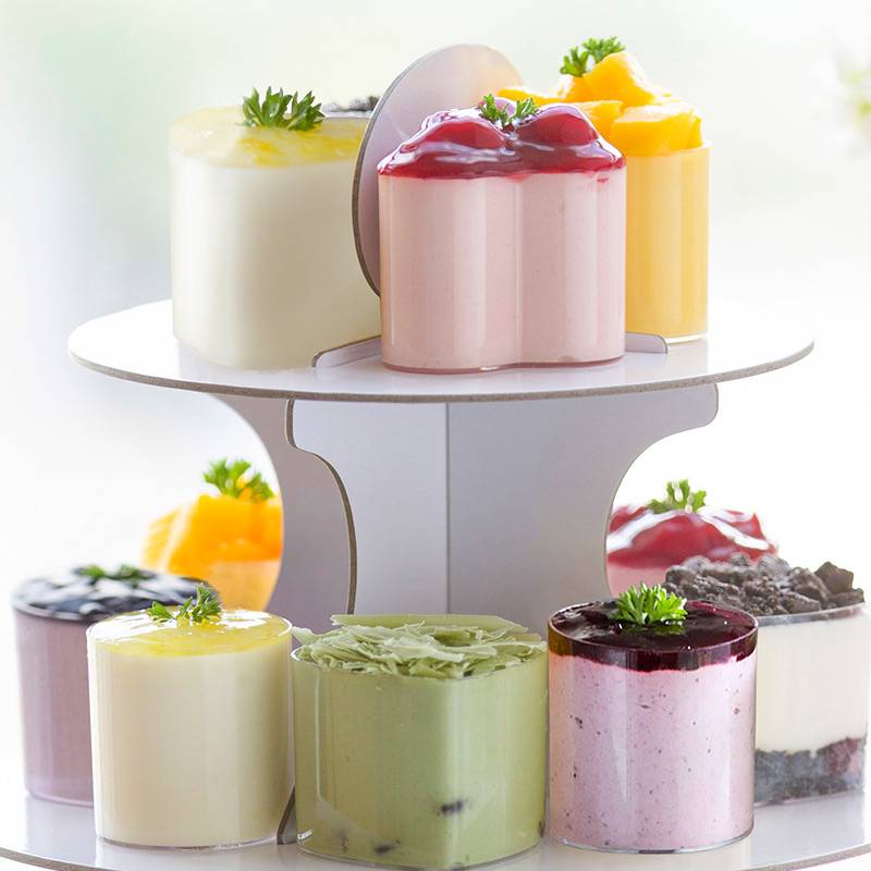 24 cups of happiness Western cake English style cup cake shape Lower afternoon tea cake Fresh milk fruit Chocolate day Distribution