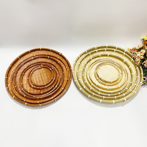 Handmade Bamboo Weaving Products, Bamboo Sieve, Bamboo Basket, Storage Basket, Fruit Basket, Snack Tray, Farmhouse Woven