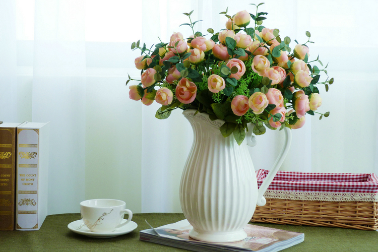 Thung lũng Huameng với bình hoa cầm tay lọ hoa nhân tạo cho bình hoa trang trí nhà trang trí thủ công - Vase / Bồn hoa & Kệ chậu cây trong nhà