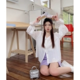 Летняя шифоновая рубашка, городской стиль, большой размер