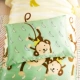 Chạy đẹp gối lụa tơ tằm gối trẻ em đứng về phía quá trình in lụa tay áo lụa gối bìa cartoon - Gối trường hợp gối chống trào ngược cho bé