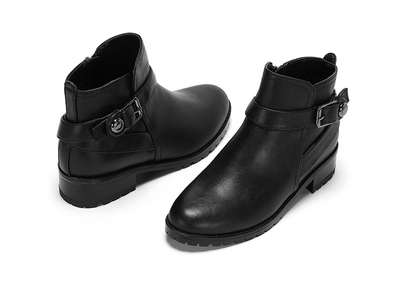 Daphne chính thức cửa hàng flagship booties 2018 mới mùa thu giày dày với phẳng với giày đặc biệt và mắt cá chân khởi động của phụ nữ khởi động mùa đông
