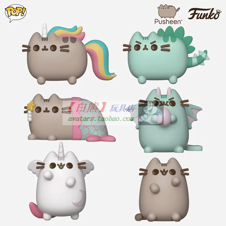 Коллекционная фигурка Funko Pop Pusheen — Pusheenicorn, Русалка, Динозавр, Единорог и др. (6 вариантов)