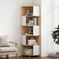 45x45x125 154184c m triangular sector wooden floor 4 5 6 floor turning corner containing storage bookshelf