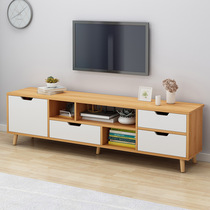 140x30x38cm wooden minimalist solid wood leg 3 g 4 cabinet door Easy living-room TV containing storage cabinet