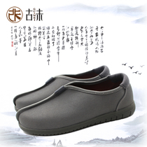 Ancient Monk shoes spring and autumn Oxford cloth Monk shoes pure handmade Luohan shoes breathable and comfortable Ancient last Monk shoes single shoes