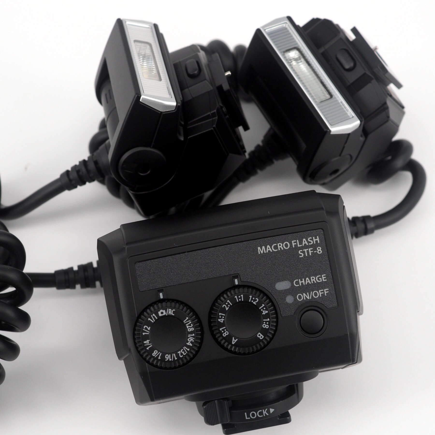 Olympus Olympus STF-8 double lamp head micro-distance flash Olympus microflash flash