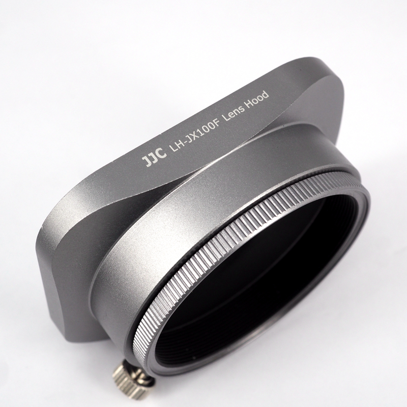 JJC Fujifilm X100F Hood X100T Square Metal Hood Adapter Ring 49mm UV