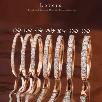 18k gold natural diamond ring women's volleyball ring real row diamond tail ring platinum bar ring stacked full diamond ring rose gold