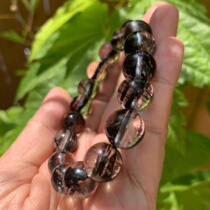 Natural crystal old material and old mine black hair crystal copper hair crystal thick hair