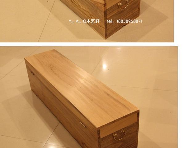 Bảng đơn thư pháp bảng đèn, hộp gỗ màu tự nhiên, tự sản xuất và bán, hộp sơn 108 * 30 * 30cm - Cái hộp hộp gỗ đựng tiền