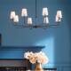 American Simple and Stylish Retro Chandelier, European Retro Living Room Lamp, Bedroom Lamp, Dining Room Study, Pastoral Country Lamp