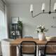 American Country-Style Restaurant Chandelier, French-Style, South Asian Style, Black Retro Designer Bar Counter Island Table Linear Long Table Lighting Fixtures