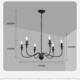Medieval Style Restaurant Chandelier, Retro Wabi-Sabi Style Walnut Color Dining Table Bar Lamp, Designer Bedroom Bedside Lamp