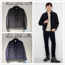 ZIOZIA Mens Autumn and Winter Korean Fashion Handsome Slim Down Jacket Mens Jacket Y4JP1501-2498