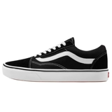 Vans Old Skool Черно -белая классическая супер -светлая комфиксушская мужская и женская досуга обувь vn0a3wmavne