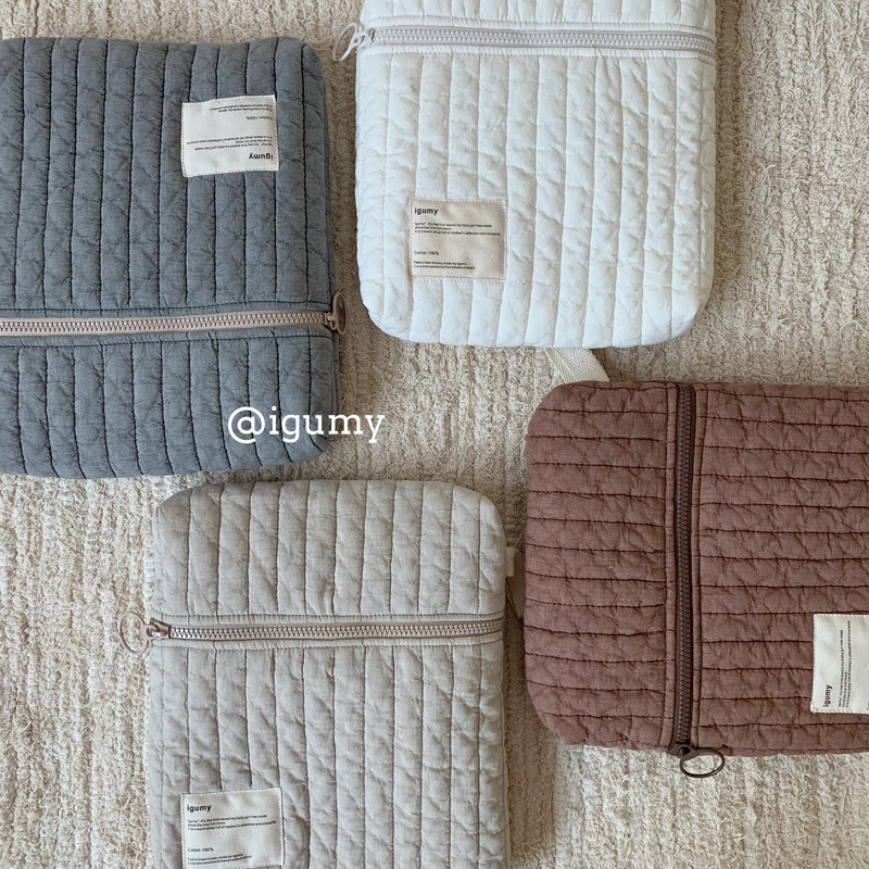Igumy Korea ins Style Mommy Bag Portable Handbag Outing Mother and Baby Bag Bottle Diaper Storage Stroller Hanging Bag