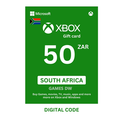 South African ZA electronic Point Card R50 Windows 10 Xbox One 360 Live Digital Code