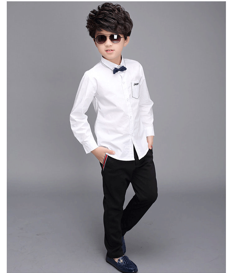 Chemise garcon à manche longue - Ref 2074252 Image 42