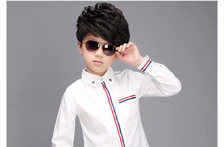 Chemise garcon à manche longue - Ref 2074252 Image 26