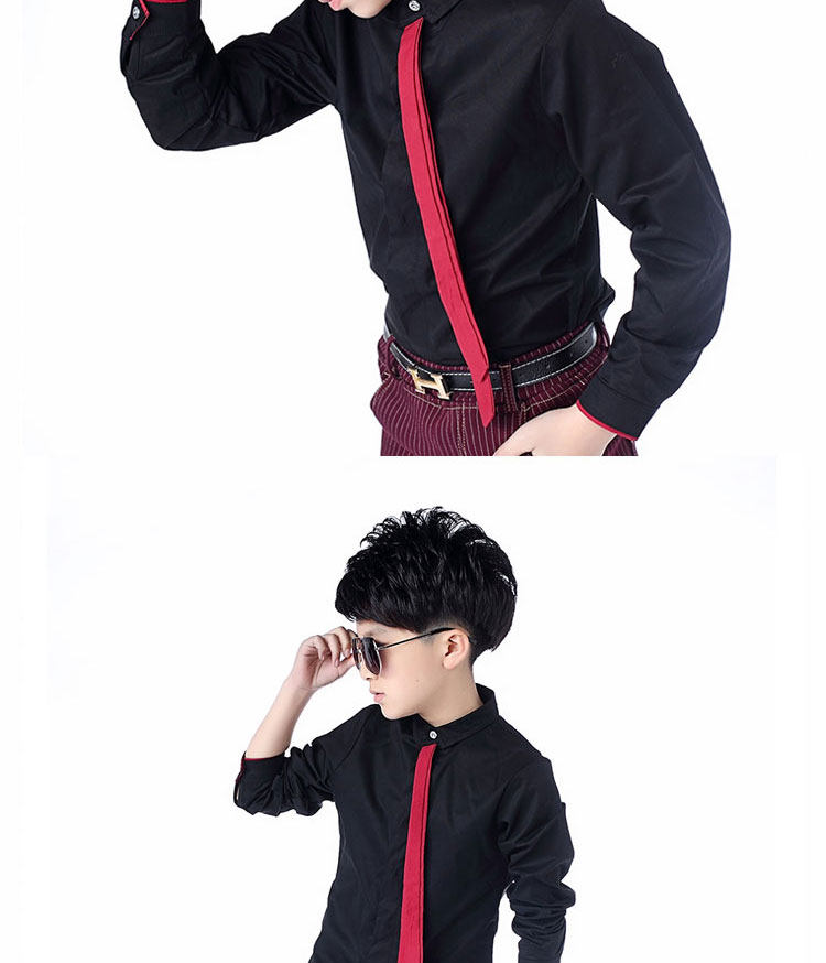 Chemise garcon à manche longue - Ref 2073469 Image 99