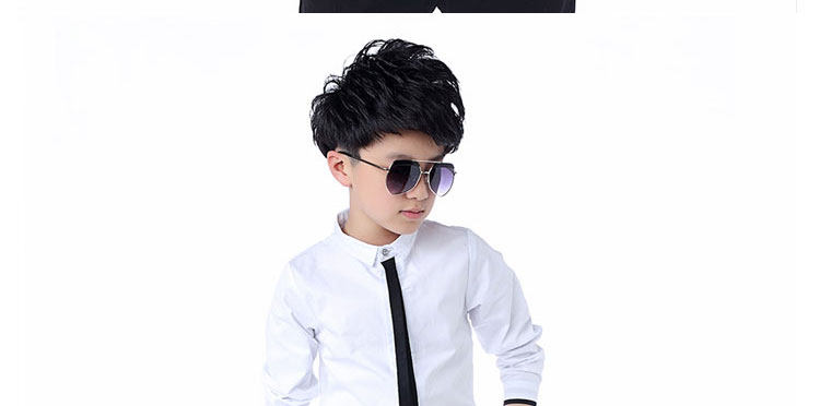 Chemise garcon à manche longue - Ref 2074754 Image 53