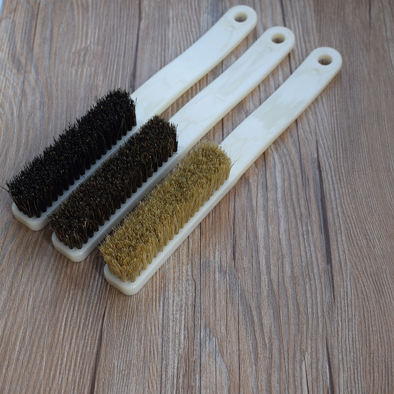 Text Play Brush SOFT AND SOFT HAIR PIG MANE WALNUT BRUSH SLIM JADE INSTRUMENTAL OLIVE NUCLEAR DIAMOND POLISH TOOL BRUSH 5 ROWS