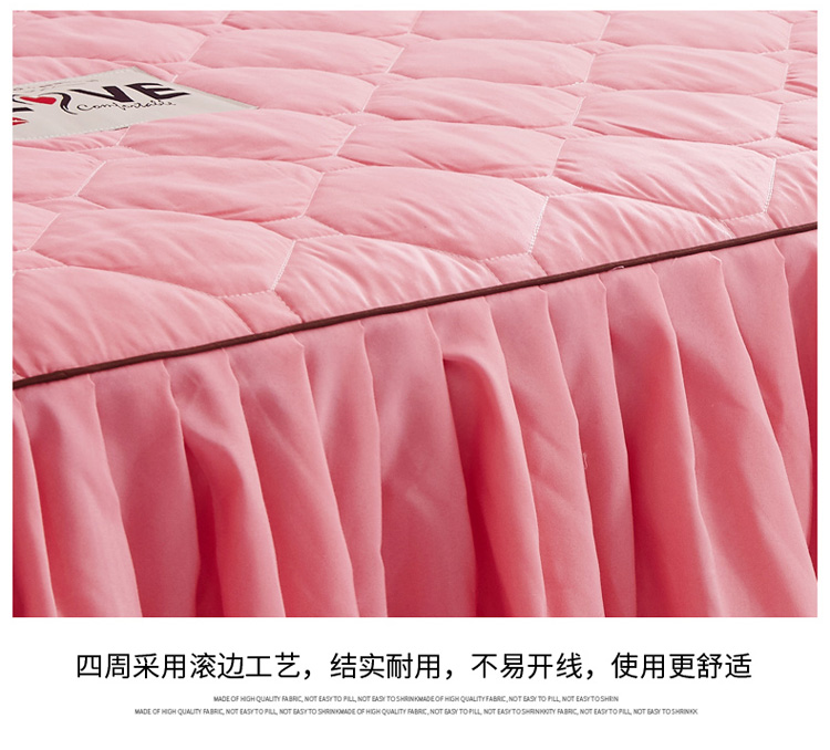 mô hình chải bông bedspread giường váy 1.5m1.8 Mega dày phong cách mùa thu và mùa đông công chúa gió giường màu miễn phí vận chuyển - Váy Petti váy giường
