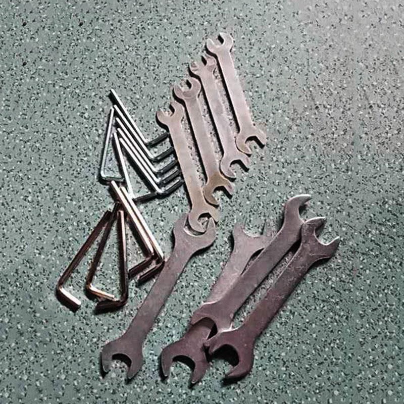 Pedicure tool for the repair of the caravan instrument inner hexagon wrench