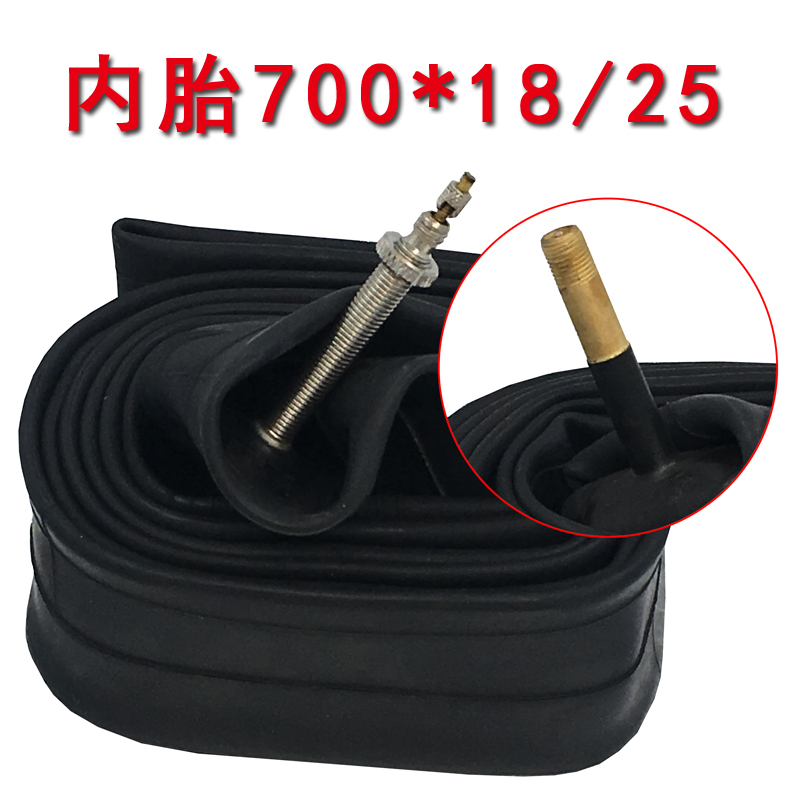 Positive new inner tube road bike dead flying station wagon 700c * 182325 Mouth French mouth inner tube 32 48 60