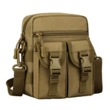 Квадратная небольшая сумка, нейлоновая сумка на одно плечо для отдыха, камуфляжная спортивная сумка через плечо