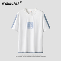 Short sleeve T-shirt mens summer new Korean trend loose base shirt half sleeve ins Tide brand wild fashion clothes