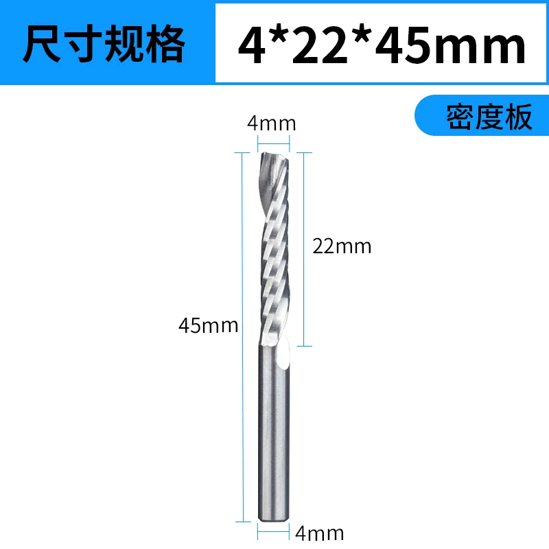 mũi khoan đá granite 4mm đơn cạnh xoắn ốc phay mật độ bảng acrylic khắc máy tính khắc CNC máy công cụ thép vonfram đầu khắc mũi khoét inox mũi khoét lỗ tròn trên gỗ 